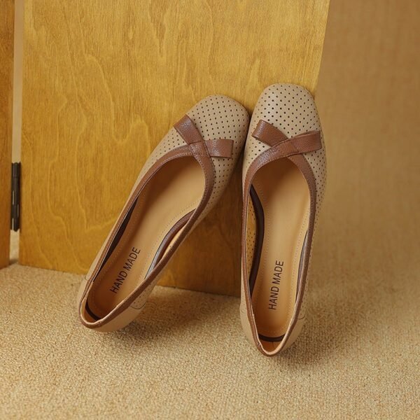 CHIKO Saanvi Square Toe Block Heels Pumps Shoes