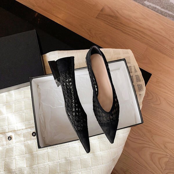 CHIKO Jennah Pointy Toe Block Heels Pumps Shoes - Image 2