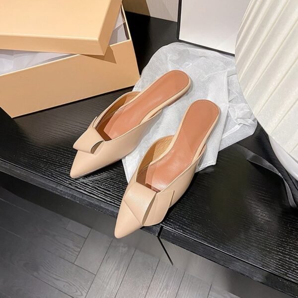 CHIKO Janay Pointy Toe Block Heels Clogs/Mules Shoes - Image 2