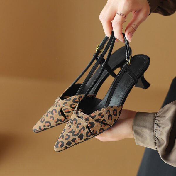 CHIKO Jarmal Pointy Toe Kitten Heels Slingback Shoes - Image 2