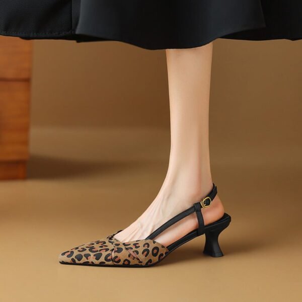 CHIKO Jarmal Pointy Toe Kitten Heels Slingback Shoes