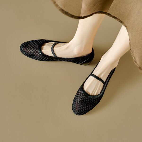 CHIKO Jarita Round Toe Block Heels Mary Jane Flats - Image 2