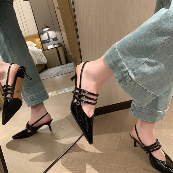 CHIKO Kaela Pointy Toe Stiletto Slingback Shoes - Image 2
