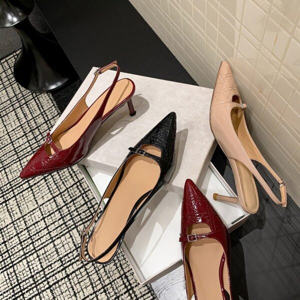 CHIKO Winona Pointy Toe Stiletto Slingback Shoes
