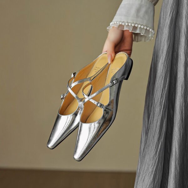 CHIKO Emmeline Pointy Toe Block Heels Clogs/Mules Shoes - Image 2