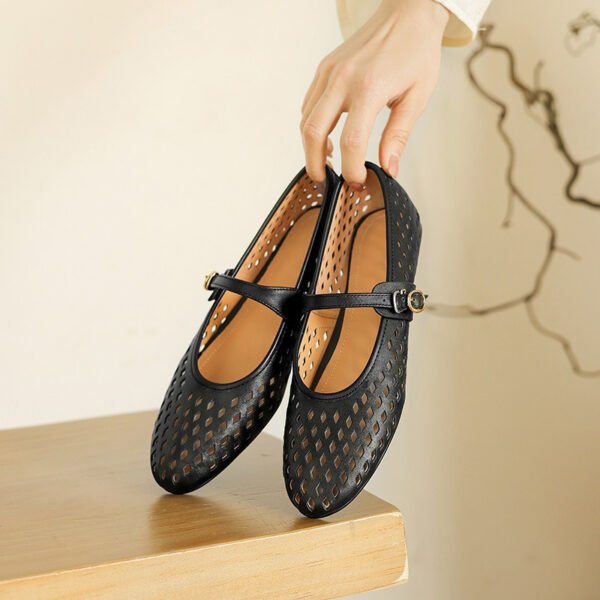 CHIKO Soleil Round Toe Block Heels Mary Jane Flats - Image 2