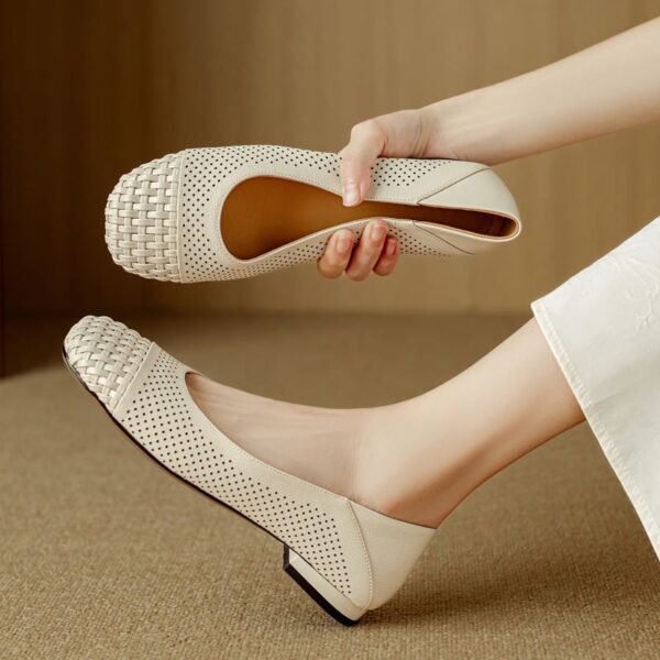 CHIKO Jimell Square Toe Block Heels Pumps Shoes
