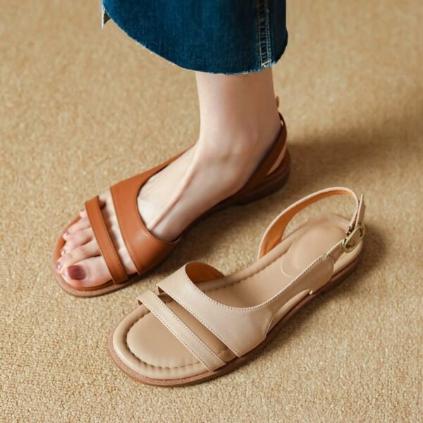 CHIKO Jihad Open Toe Block Heels Flats Sandals - Image 2