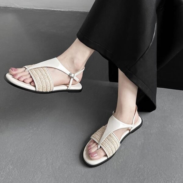 CHIKO Kadin Open Toe Block Heels Flats Sandals