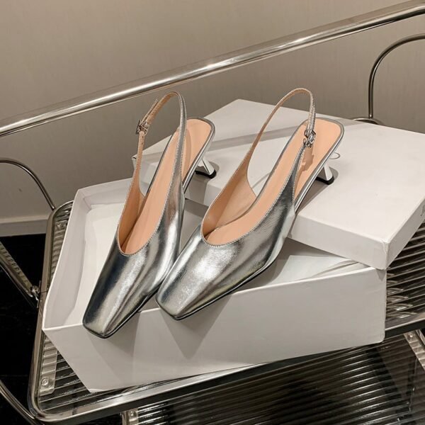 CHIKO Kairo Square Toe Stiletto Slingback Shoes
