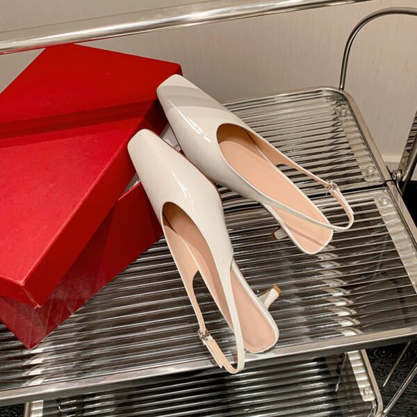 CHIKO Kairo Square Toe Stiletto Slingback Shoes - Image 2