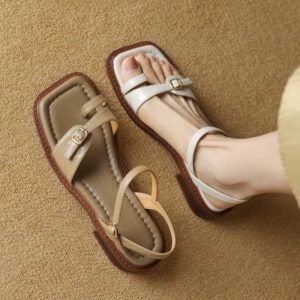 CHIKO Kalee Open Toe Block Heels Flats Sandals