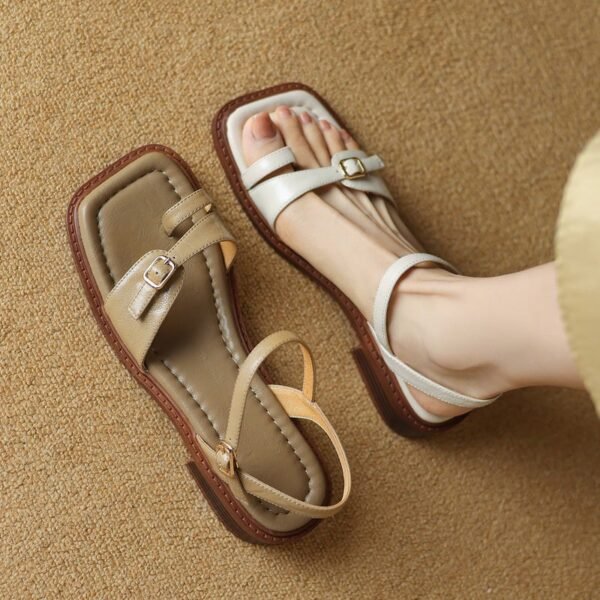 CHIKO Kalee Open Toe Block Heels Flats Sandals