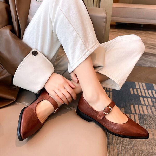 CHIKO Jarnila Pointy Toe Block Heels Mary Jane Shoes - Image 2
