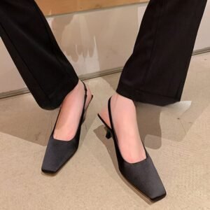 CHIKO Janna Square Toe Stiletto Slingback Shoes