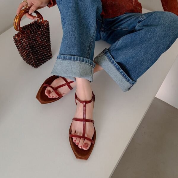 CHIKO Jamilah Open Toe Block Heels Flats Sandals