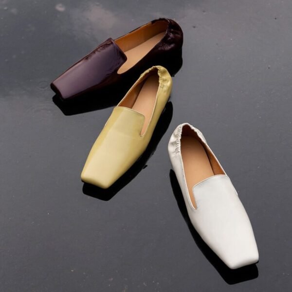CHIKO Janaye Square Toe Block Heels Loafers Shoes