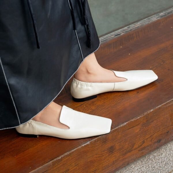 CHIKO Janaye Square Toe Block Heels Loafers Shoes - Image 2