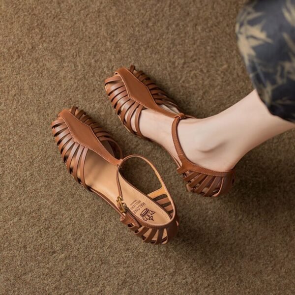 CHIKO Jamahl Square Toe Stiletto T-Strap Shoes