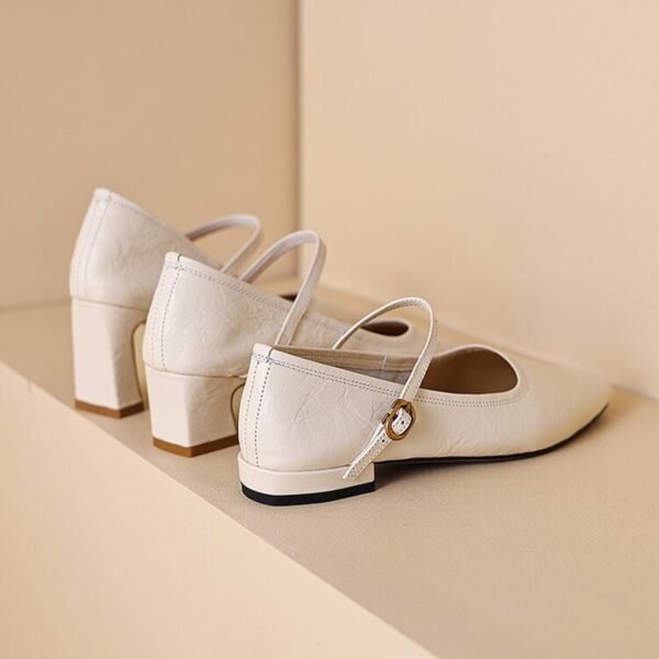 CHIKO Jamaul Square Toe Block Heels Mary Jane Shoes - Image 2