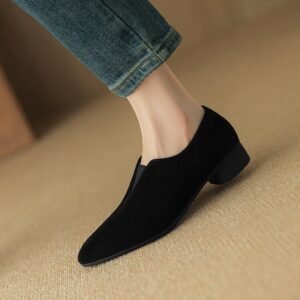 CHIKO Jennah Pointy Toe Block Heels Pumps Shoes