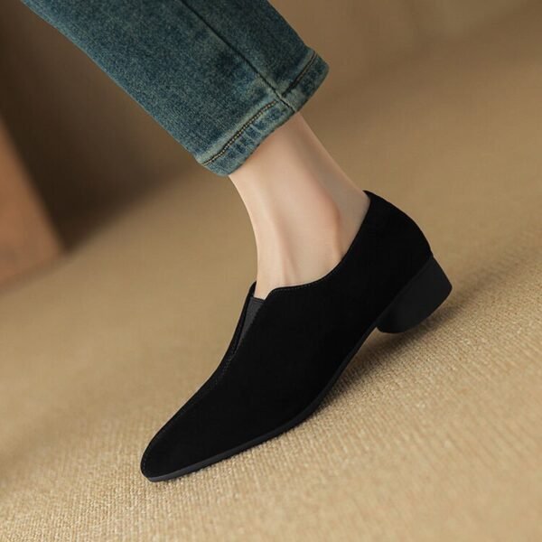 CHIKO Jennah Pointy Toe Block Heels Pumps Shoes