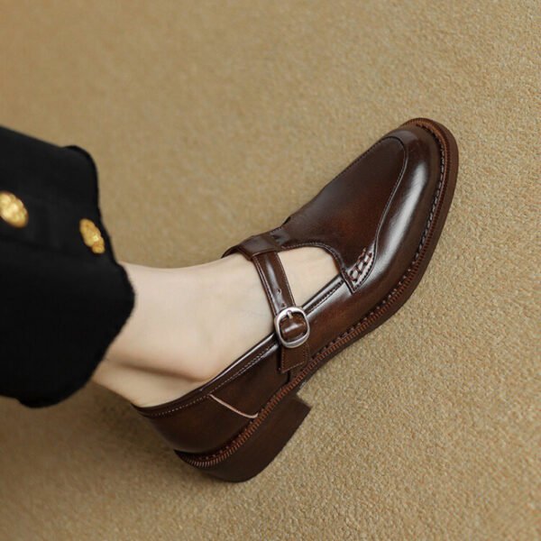 CHIKO Kareema Round Toe Block Heels T-Strap Shoes - Image 2