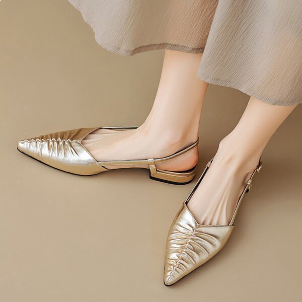 CHIKO Jenaya Pointy Toe Block Heels Slingback Shoes - Image 2