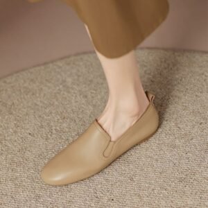 CHIKO Kadar Round Toe Block Heels Loafer Flats