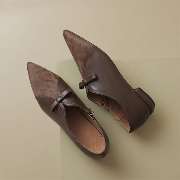CHIKO Tarbula Pointy Toe Block Heels Pumps Shoes - Image 2