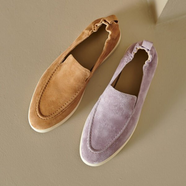 CHIKO Karim Round Toe Block Heels Loafers Shoes - Image 2