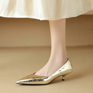 CHIKO Karimah Pointy Toe Kitten Heels Pumps Shoes