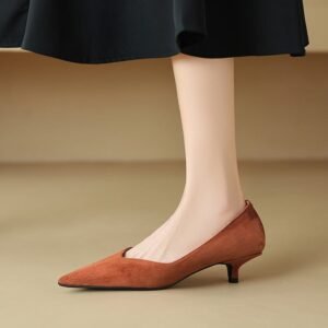 CHIKO Takeia Pointy Toe Kitten Heels Pumps Shoes
