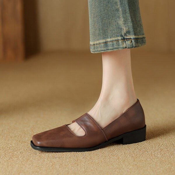 CHIKO Takia Square Toe Block Heels Mary Jane Shoes - Image 2