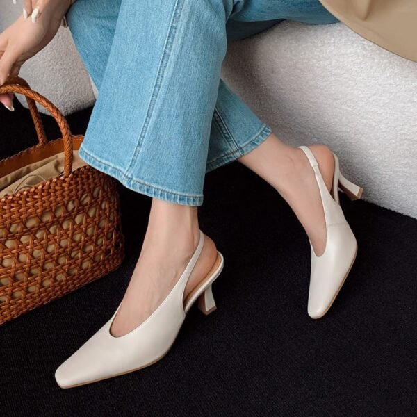 CHIKO Zobeida Square Toe Stiletto Slingback Shoes