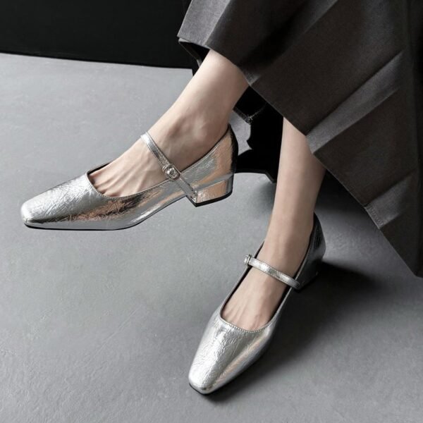 CHIKO Zayna Square Toe Block Heels Mary Jane Shoes