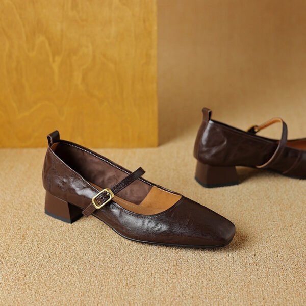 CHIKO Yiesha Square Toe Block Heels Mary Jane Shoes - Image 2