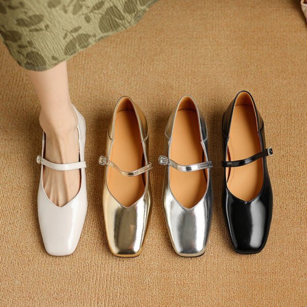 CHIKO Uzza Square Toe Wedge Mary Jane Flats - Image 2