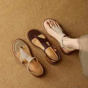 CHIKO Numilla Open Toe Block Heels Flats Sandals