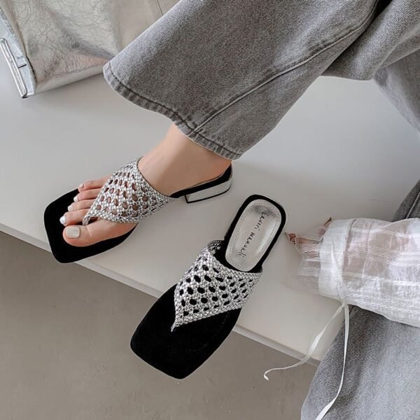 CHIKO Lorikeet Open Toe Block Heels Slides Sandals