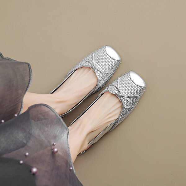 CHIKO Gurley Square Toe Block Heels Slingback Shoes - Image 2