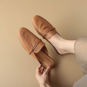 CHIKO Elanora Round Toe Block Heels Clogs/Mules Shoes