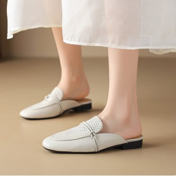CHIKO Elanora Round Toe Block Heels Clogs/Mules Shoes - Image 2