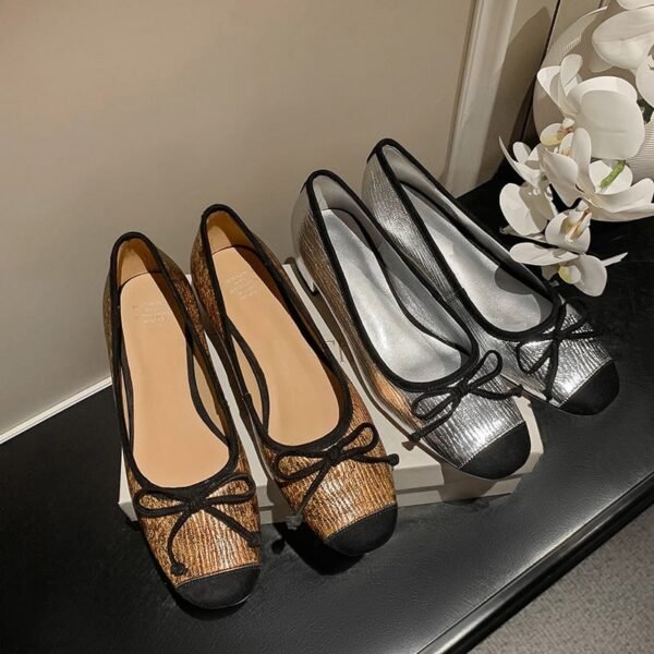 CHIKO Kylie Round Toe Block Heels Pumps Shoes