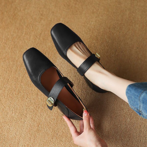 CHIKO Koleyn Square Toe Block Heels Mary Jane Shoes - Image 2
