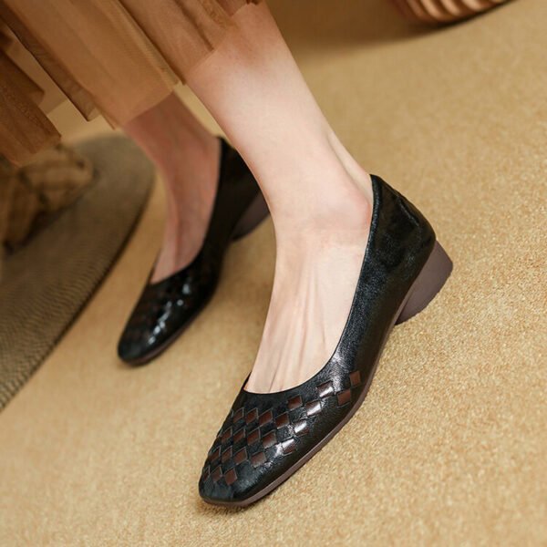 CHIKO Bilal Square Toe Block Heels Pumps Shoes - Image 2