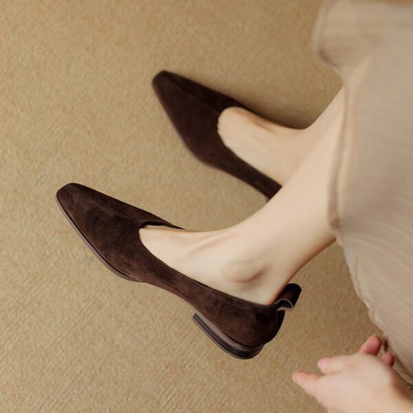 CHIKO Tabitha Pointy Toe Block Heels Pumps Shoes - Image 2