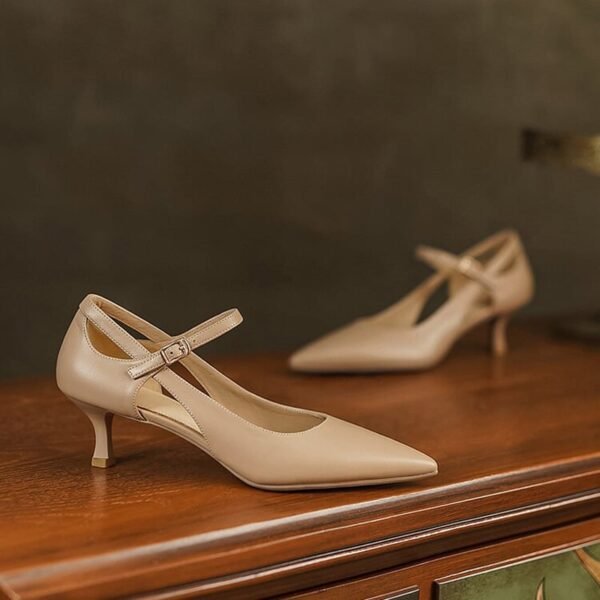 CHIKO Estibalitz Pointy Toe Stiletto Mary Jane Shoes