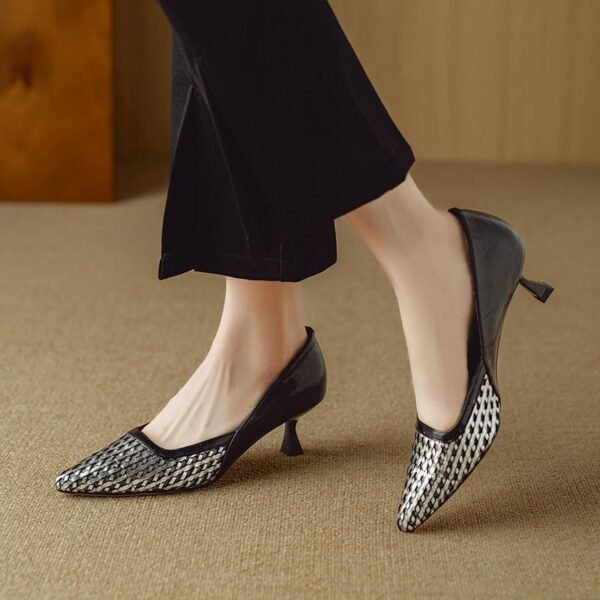 CHIKO Tarne Pointy Toe Kitten Heels Pumps Shoes