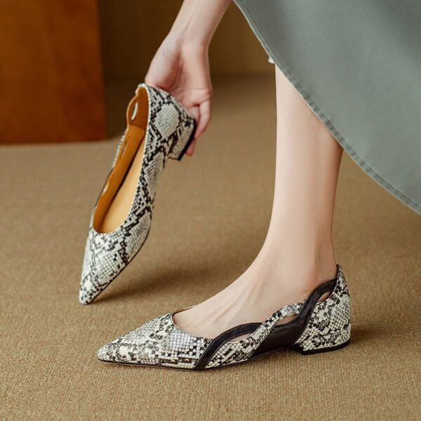 CHIKO Yani Pointy Toe Block Heels Pumps Shoes